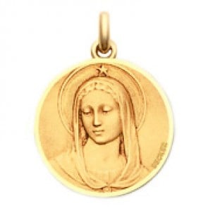 Médaille Maris Stella  - medaillle bapteme Becker