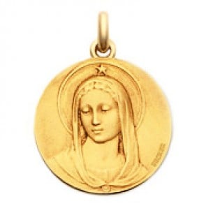 Médaille Maris Stella  - medaillle bapteme Becker