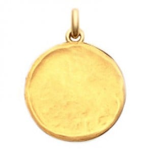 Médaille Martelée  - medaillle bapteme Becker