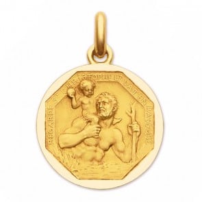 Médaille Saint Christophe  - medaillle bapteme Becker