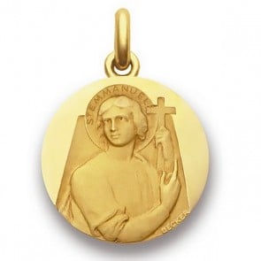 Médaille Saint Emmanuel  - medaillle bapteme Becker