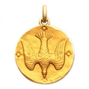 Médaille Saint Esprit  - medaillle bapteme Becker