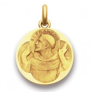 Médaille Saint François d'Assise  - medaillle bapteme