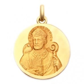 Médaille Saint Frédéric  - medaillle bapteme Becker