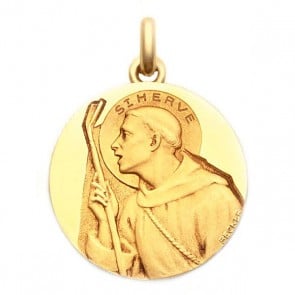 Médaille Saint Hervé  - medaillle bapteme Becker