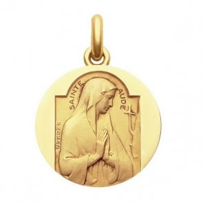 Médaille Sainte Aude  - medaillle bapteme Becker