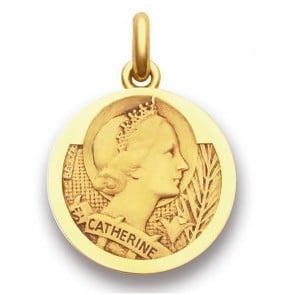 Médaille Sainte Catherine  - medaillle bapteme Becker