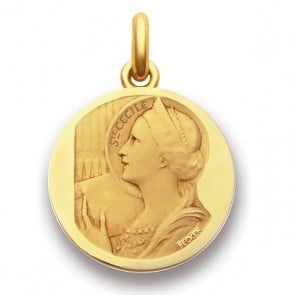 Médaille Sainte Cécile  - medaillle bapteme Becker