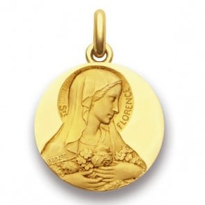 Médaille Sainte Florence  - medaillle bapteme Becker