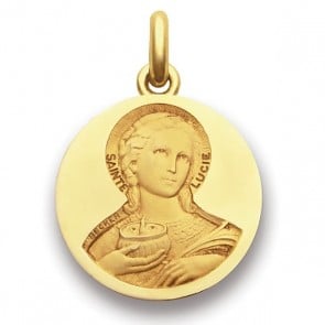 Médaille Sainte Lucie  - medaillle bapteme Becker