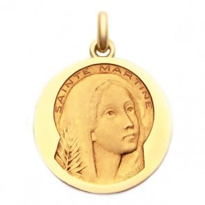 Médaille Sainte Martine  - medaillle bapteme Becker