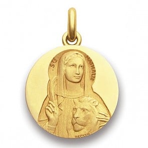 Médaille Sainte Nathalie  - medaillle bapteme Becker