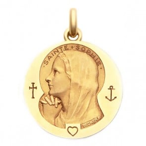 Médaille Sainte Sophie  - medaillle bapteme Becker
