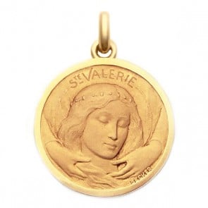 Médaille Sainte Valérie  - medaillle bapteme Becker