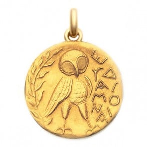 Médaille Sceau Athénien  - medaillle bapteme Becker