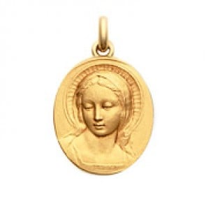 Médaille Vierge Amabilis  - medaillle bapteme Becker