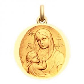 Médaille Vierge Catacombes  - medaillle bapteme Becker