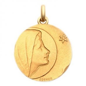 Médaille Vierge de Bethléem  - medaillle bapteme Becker