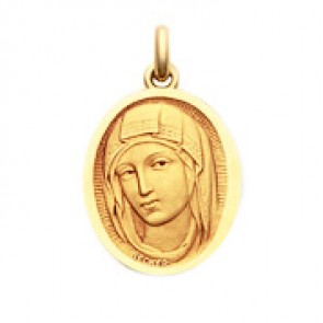 Médaille Vierge de Sienne  - medaillle bapteme Becker