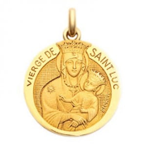 Médaille Vierge de St Luc  - medaillle bapteme Becker