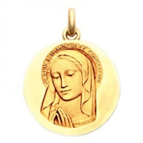 Médaille Vierge Immaculée  - medaillle bapteme Becker