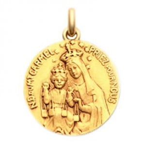 Médaille Vierge Mont Carmel  - medaillle bapteme Becker