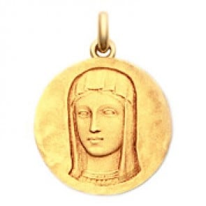 Médaille Vierge Romane  - medaillle bapteme Becker