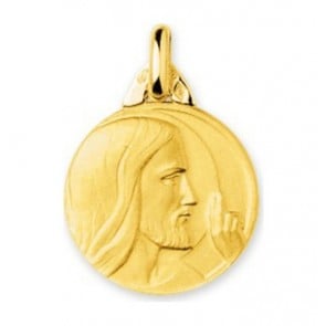 Médaille Christ bénissant (Or Jaune 9k)
