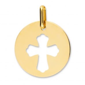 Médaille croix ajourée (Or Jaune)