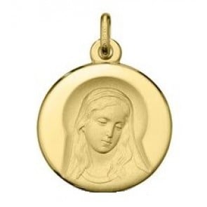Médaille Jeune Marie Auréolée (Or Jaune)