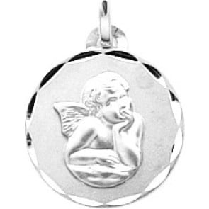 Médaille de l'Ange Raphaël ciselé 