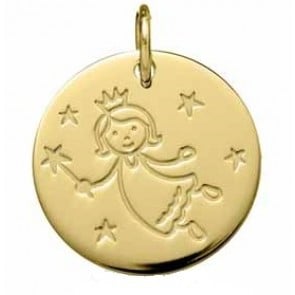 Médaille Fée Marraine (Or jaune 9K)