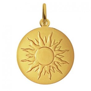 Médaille je brillerai comme un soleil (Or Jaune)