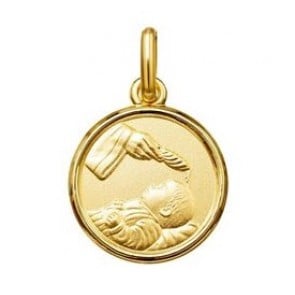 Médaille Le Baptême (Or Jaune)