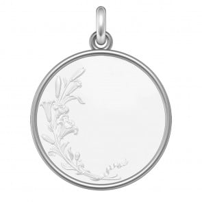 Médaille Les Lys (Argent & Nacre)