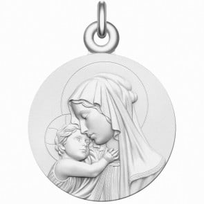 Médaille Madone de Botticelli - Médaille de baptême