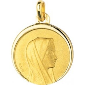 Médaille Madone Profil Droit (Or Jaune 9k)