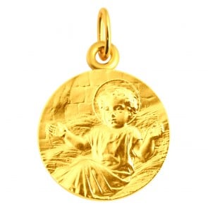Médaille Enfant Jésus (or jaune)