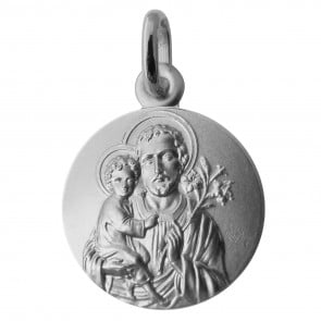 Médaille Joseph et l'Enfant auréolés (Argent)