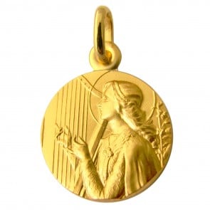 Médaille Sainte Cécile (Or Jaune)