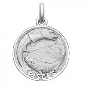 Médaille Zodiaque Poissons BECKER ( argent)