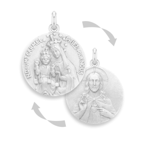 Médaille Scapulaire-15mm (argent)