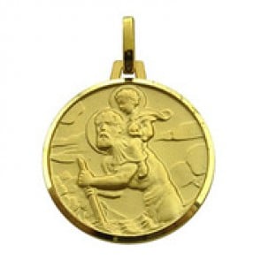 Médaille Saint-Christophe (or jaune)