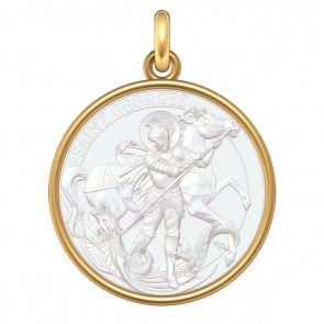 Médaille Saint-Georges (Or & Nacre)