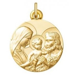 Médaille de la Sainte Famille (Or jaune 9K)