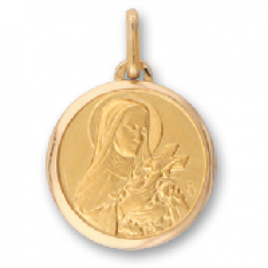 Médaille Sainte Thérèse (Or Jaune 9K)