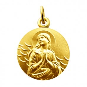  Médaille Vierge Ave Maria Martineau (Or Jaune)