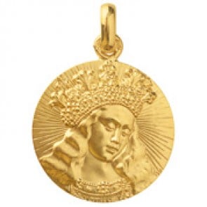 Médaille Vierge de Van Eyck (Or Jaune)