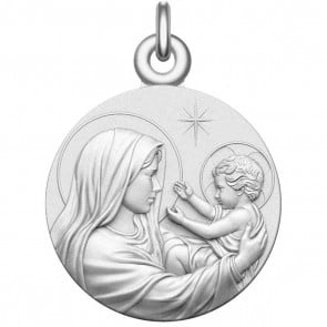 Médaille Vierge à l'enfant (Argent)