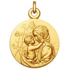 Médaille Vierge à l'Enfant "Le Regard" 